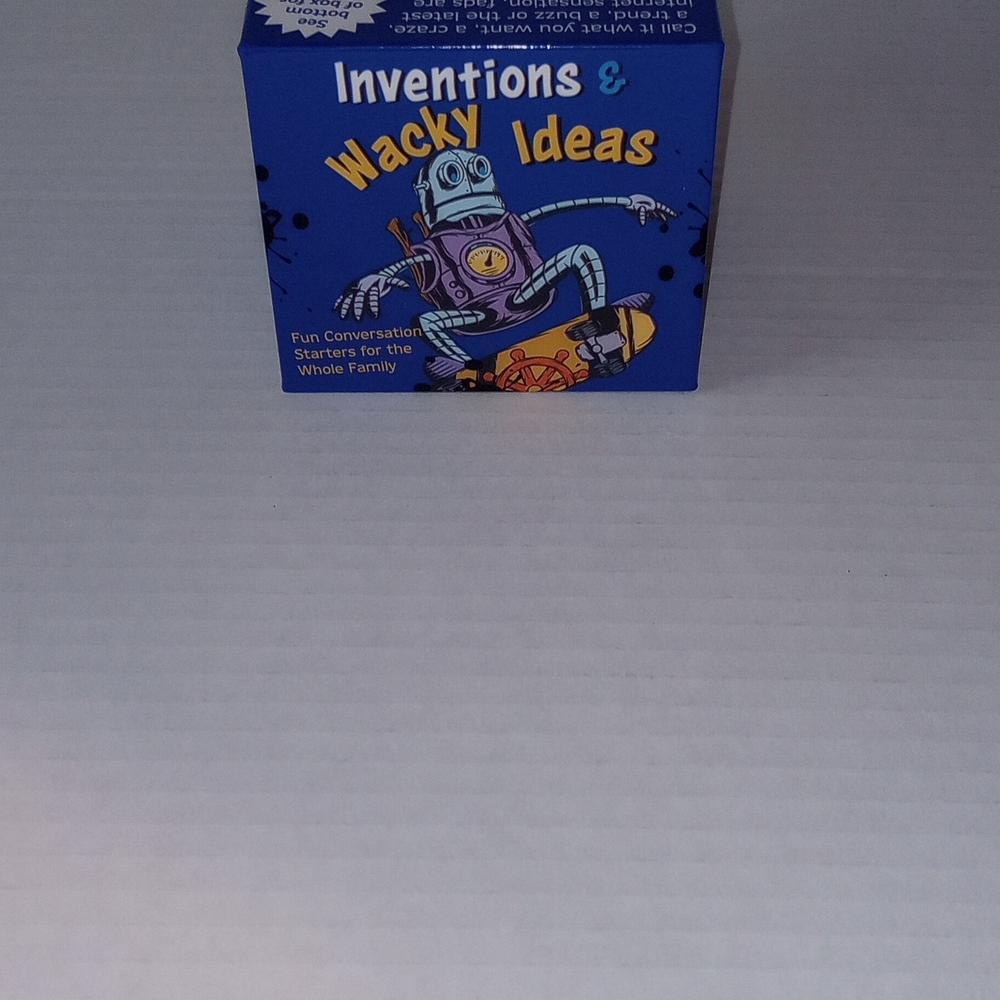 Word Teasers Inventions & Wacky Ideas Kids Game - Purple and Blue